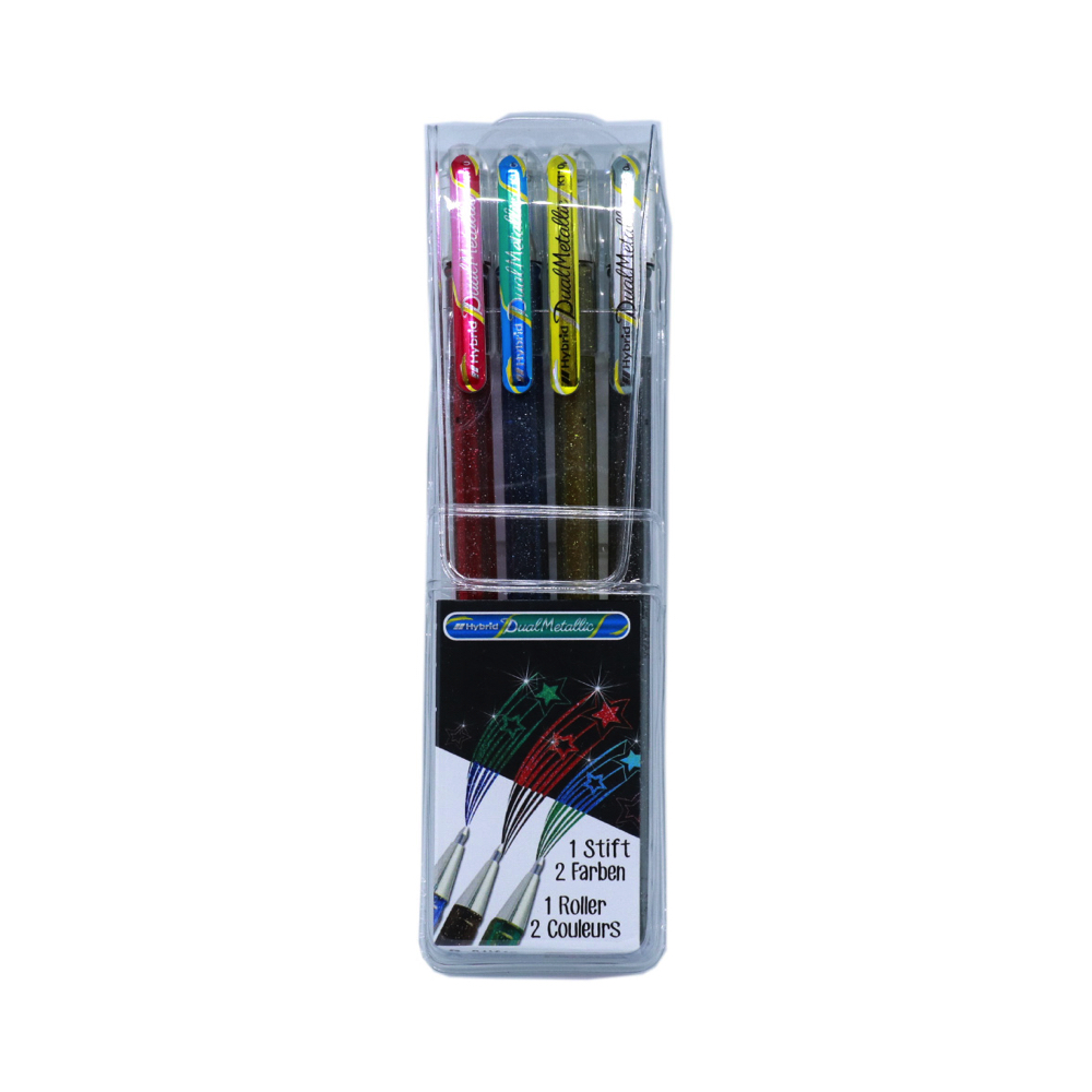 Pentel Hybrid Technica Gel-Tintenroller – 0,2 Mm Nadelspitze, Rot, Mit Gummiertem Griff